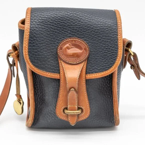 Dooney & Bourke crossbody black and brown leather purse - Picture 2 of 13